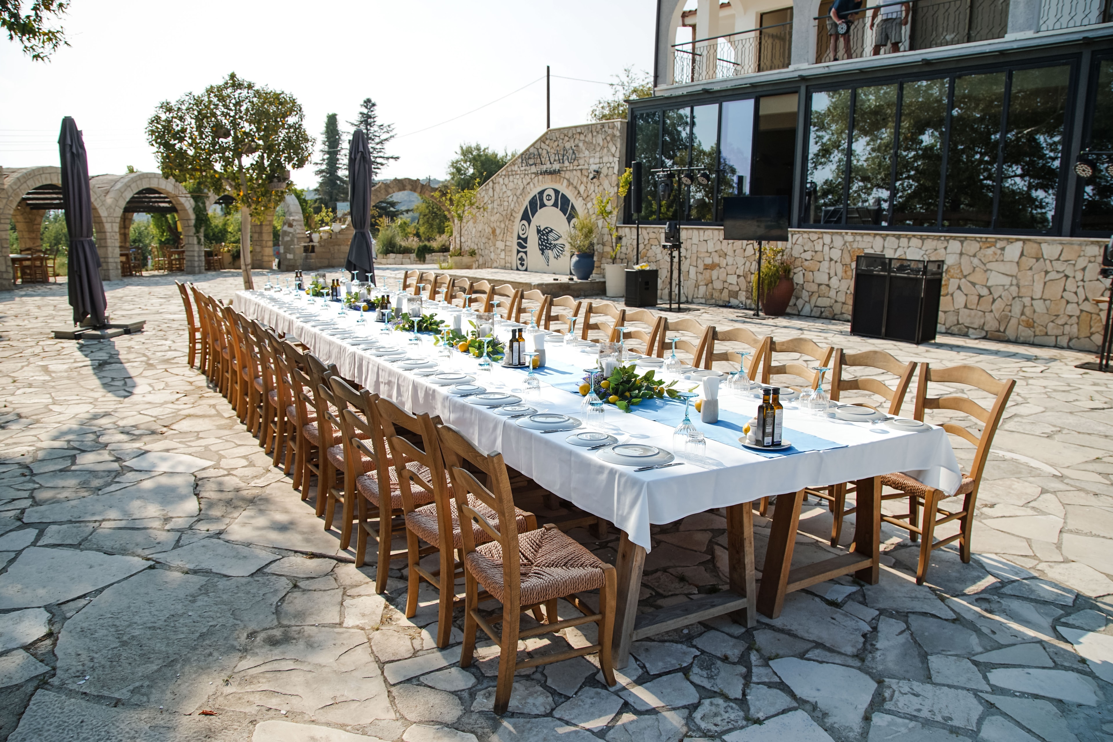 Outdoor Banquet Setup