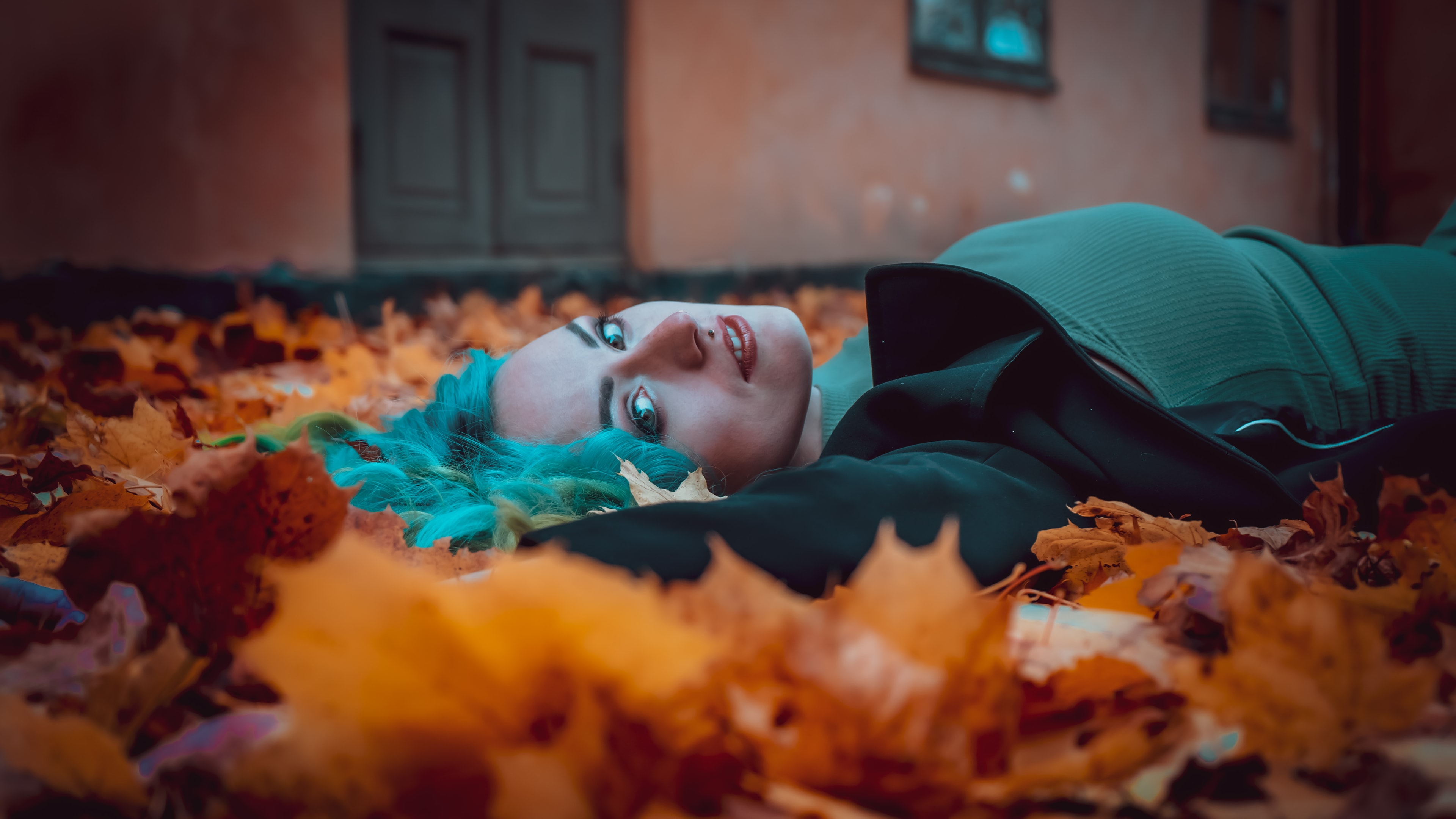 Fallen Leaves — Model Photography by Maxim Abusbaih