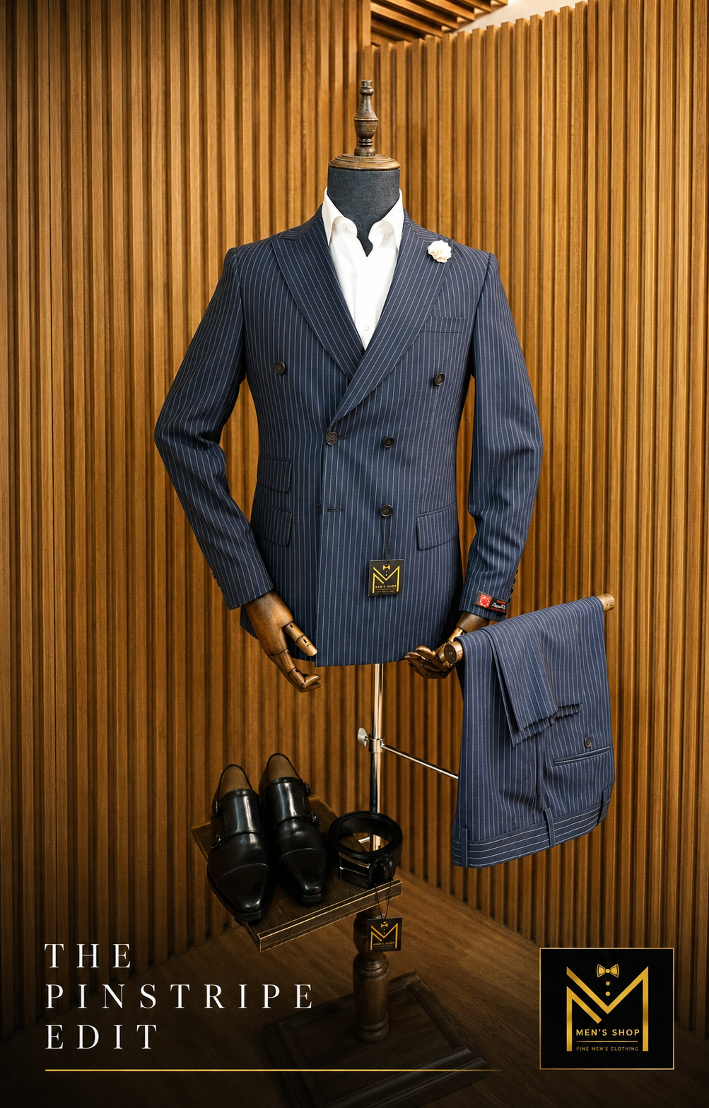 The Pinstripe Edit — Men's Shop Cyprus