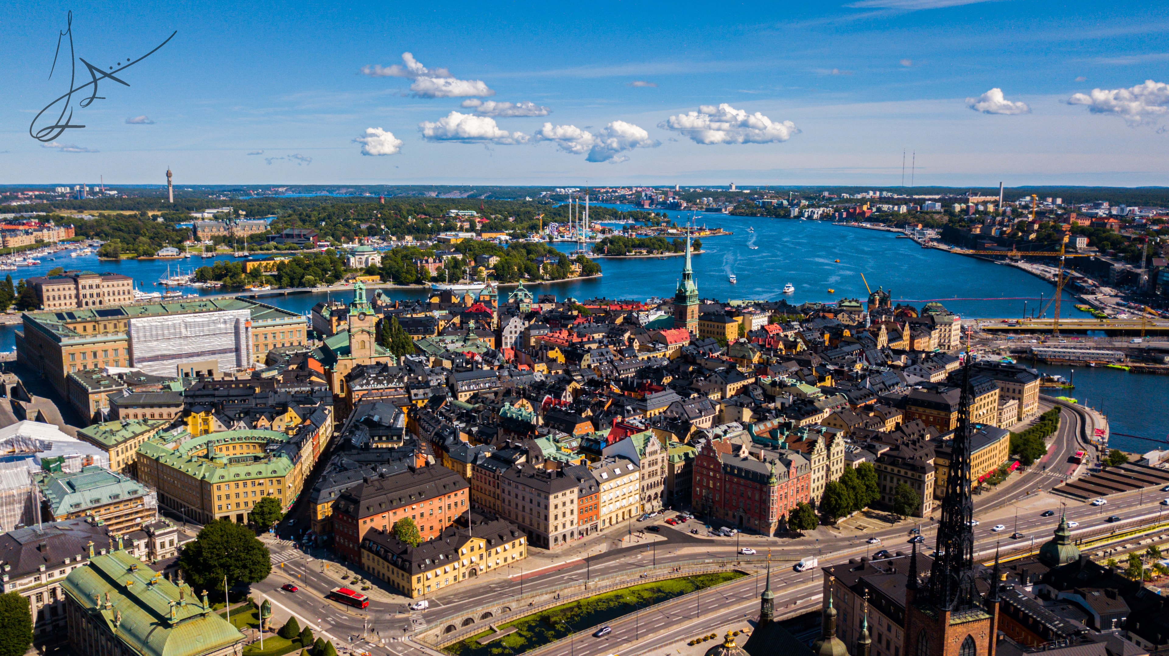 Gamla Stan from Above